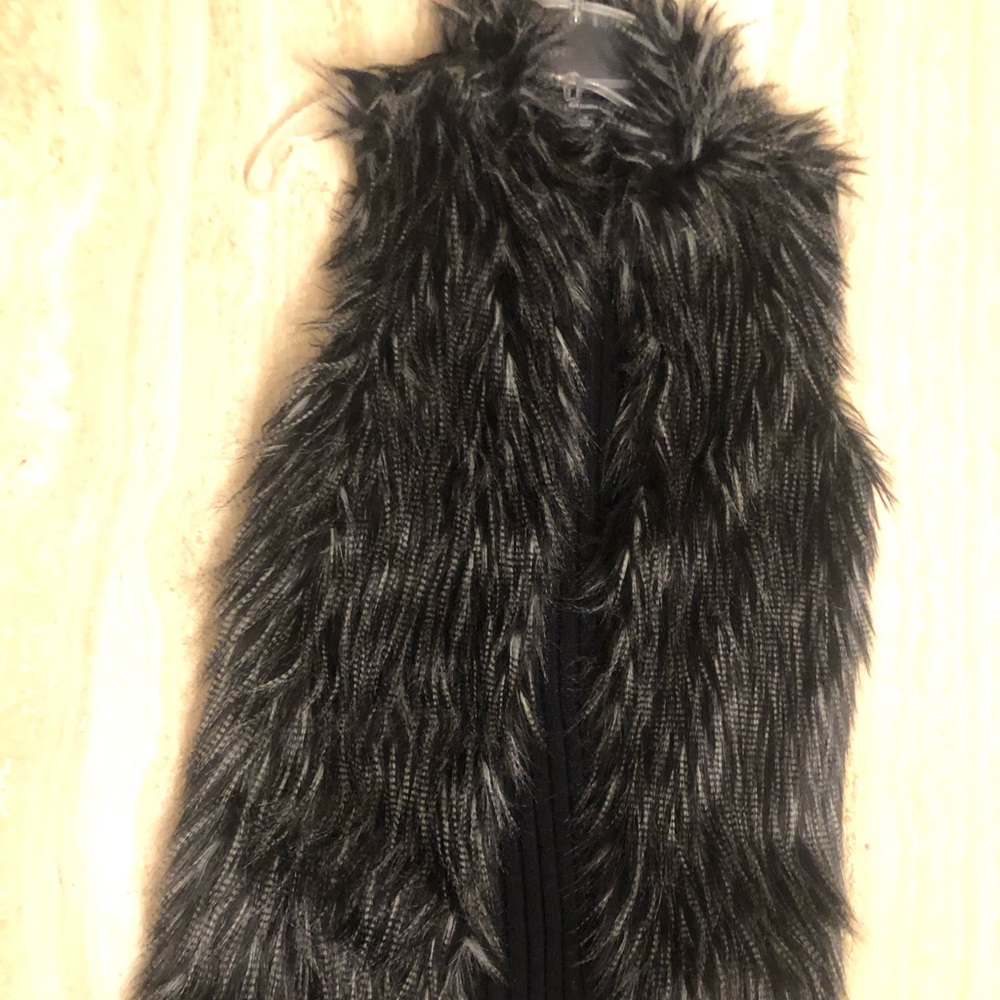Sexy faux fur vest